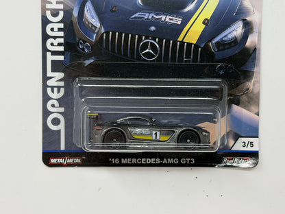 Hot Wheels Premium Open Track 2016 Mercedes-AMG GT3 1:64 Diecast