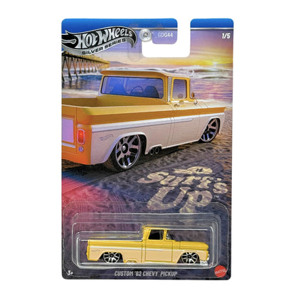 Hot Wheels Silver Series Surf's Up Custom 1962 Chevy Pickup 1:64 Diecast