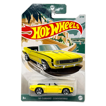 Hot Wheels Convertibles Series 1969 Chevrolet Camaro Convertible 1:64 Diecast