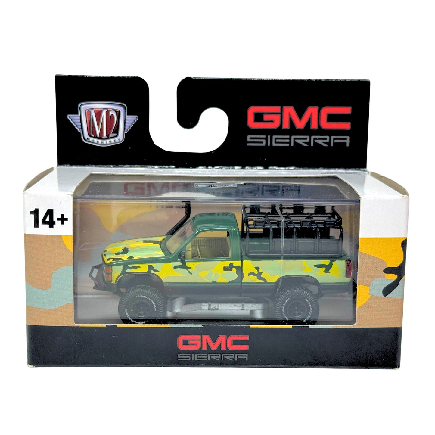 M2 Machines 1988 GMC Sierra Grande 1500 4x4 Camo Edition 1:64 Diecast