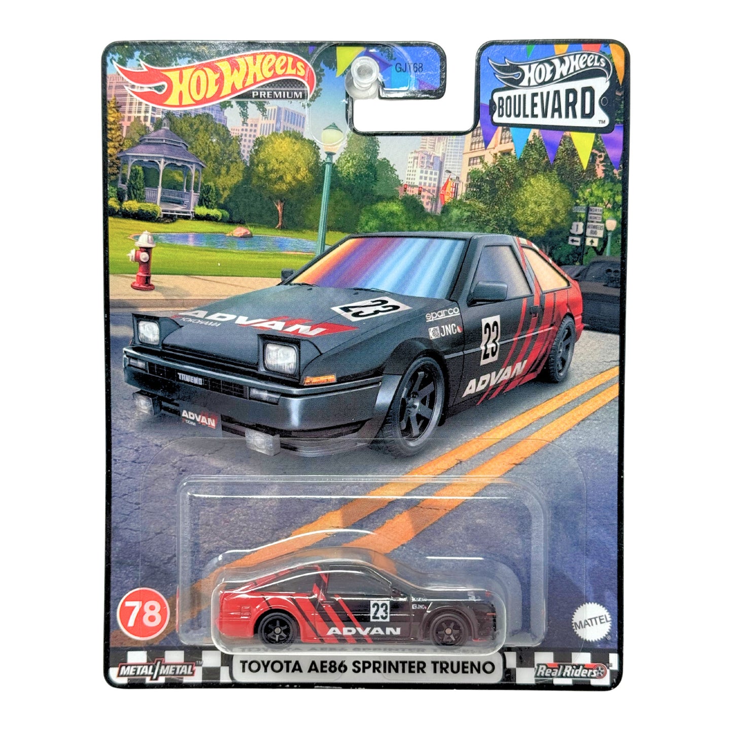 Hot Wheels Premium Boulevard #78 Toyota AE86 Sprinter Trueno 1:64 Diecast