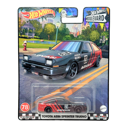 Hot Wheels Premium Boulevard #78 Toyota AE86 Sprinter Trueno 1:64 Diecast