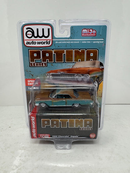 Auto World Patina Series 1962 Chevrolet Impala 1:64 Diecast 1 of 3600