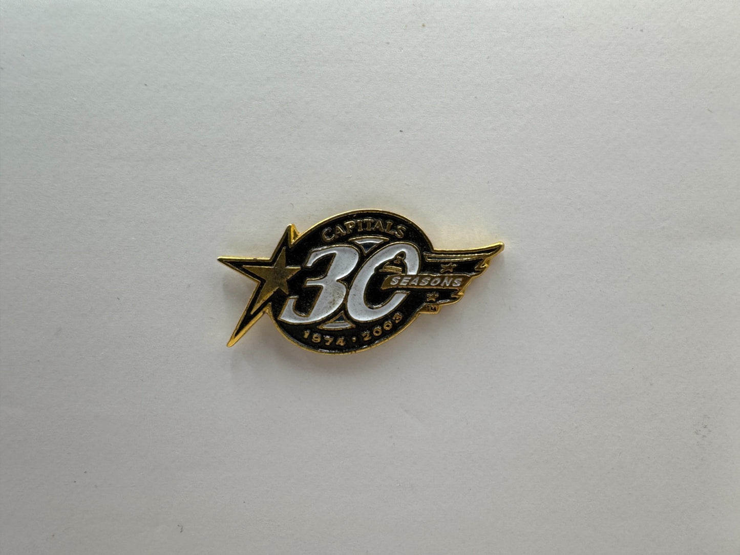 Washington Capitals 30 Seasons NHL Hockey Team Lapel Pin