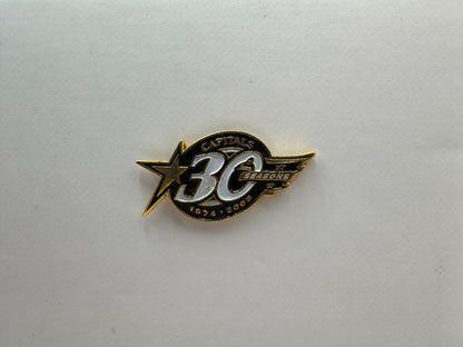 Washington Capitals 30 Seasons NHL Hockey Team Lapel Pin