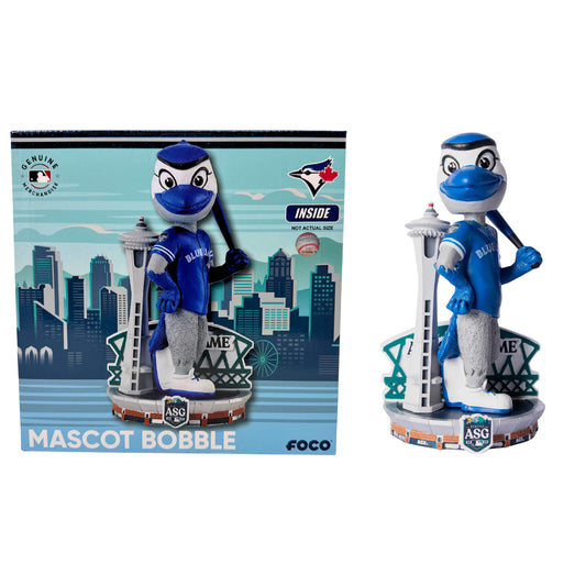 FOCO MLB Toronto Blue Jays Ace Mascot 2023 All-Star Bobbles on Parade Bobblehead