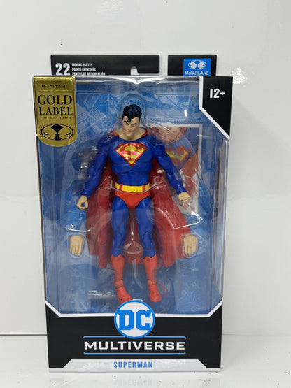 McFarlane DC Multiverse Action Comics 1000 Superman Gold Label Figure
