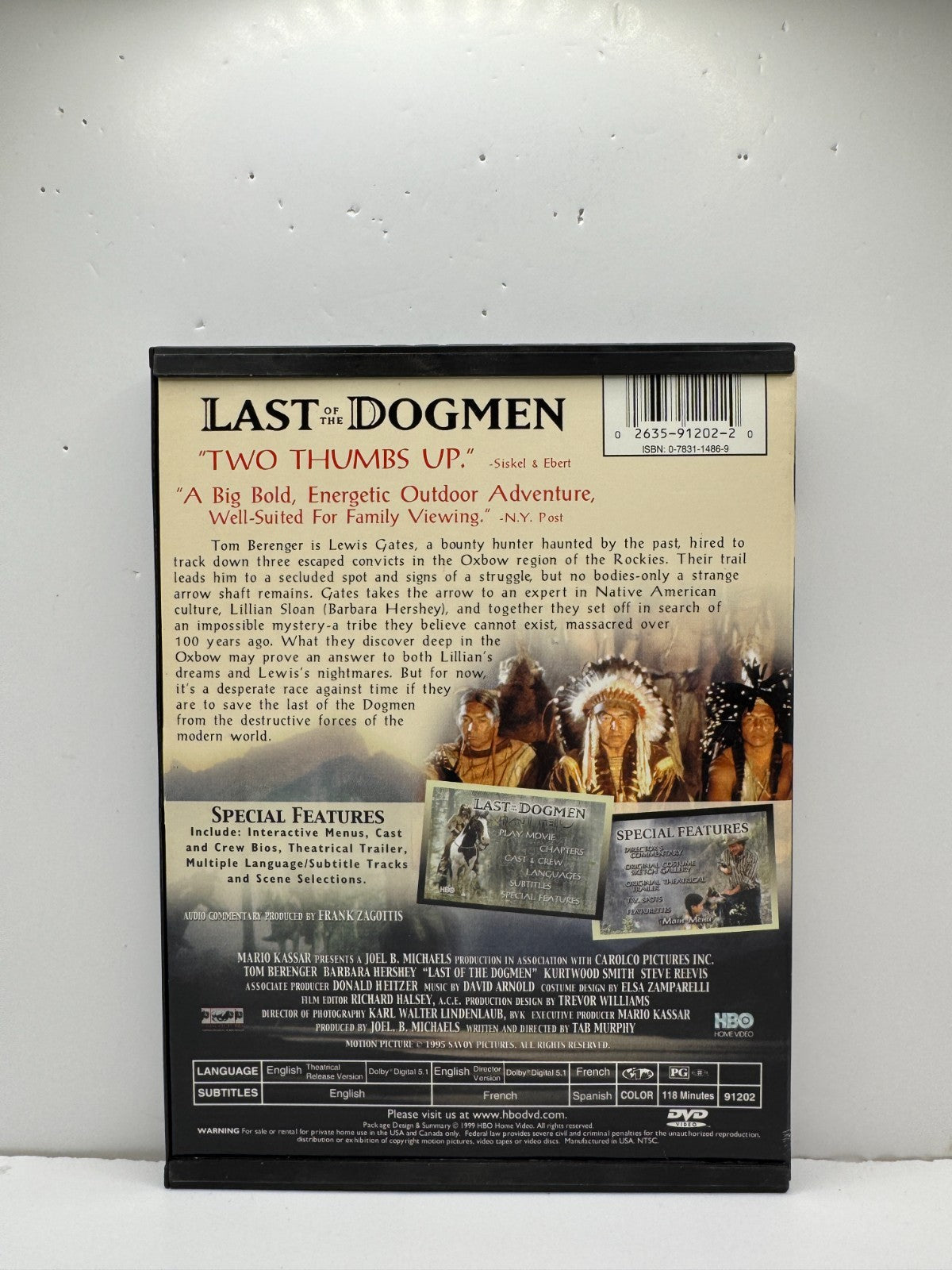 Last of the Dogmen (DVD) Tom Berenger Western
