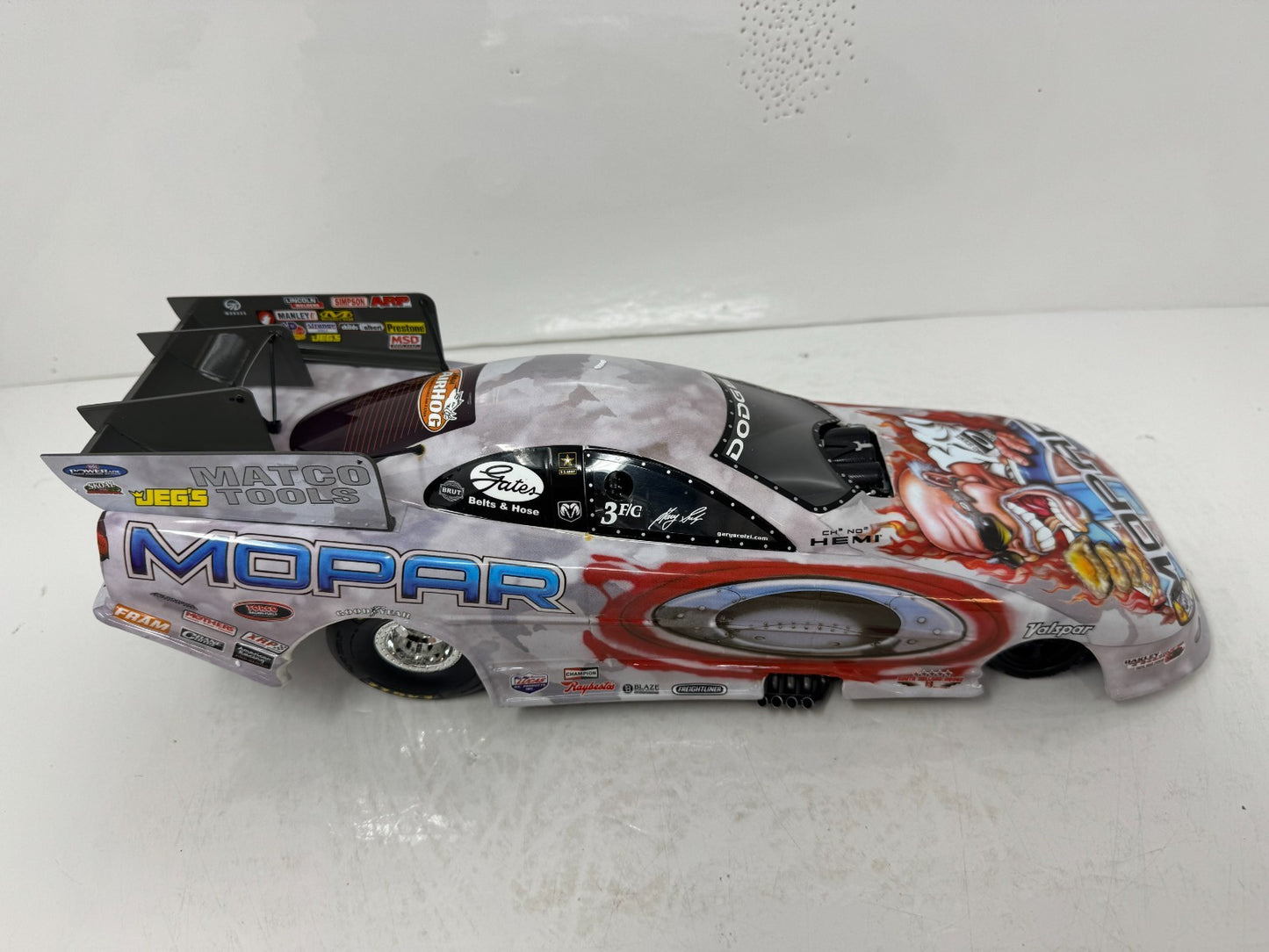 Milestone Gary Scelzi NHRA Mopar Oakley Dodge Stratus Funny Car 1:16 Scale