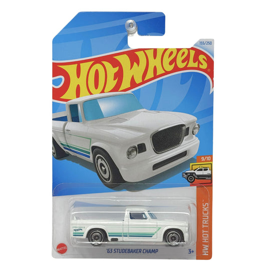 Hot Wheels Hot Trucks 1963 Studebaker Champ 1:64 Diecast V2