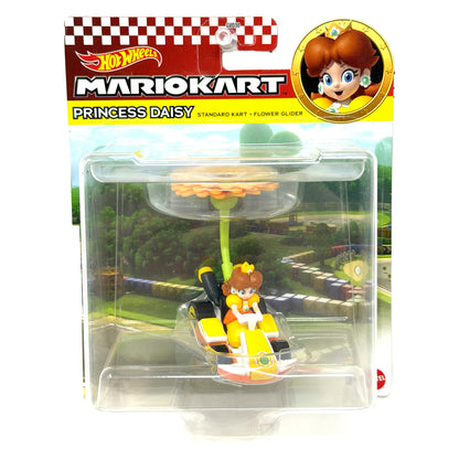 Hot Wheels Mario Kart Princess Daisy Standard Kart Flower Glider 1:64 Diecast