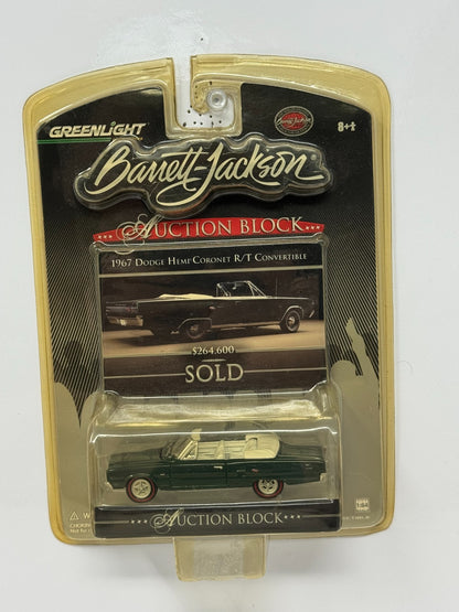 Greenlight Barrett-Jackson 1967 Dodge Hemi Coronet R/T Convertible 1:64 Diecast