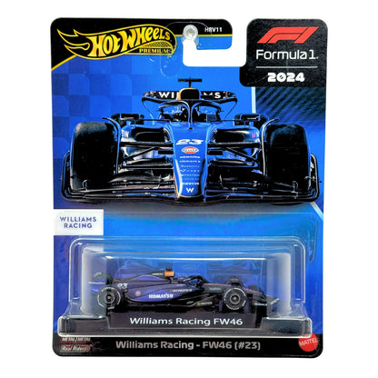 Hot Wheels Premium Formula 1 Williams Racing FW46 #23 1:64 Diecast