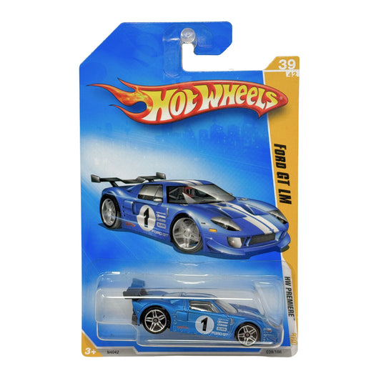 Hot Wheels Premiere Ford GT LM 1:64 Diecast Blue