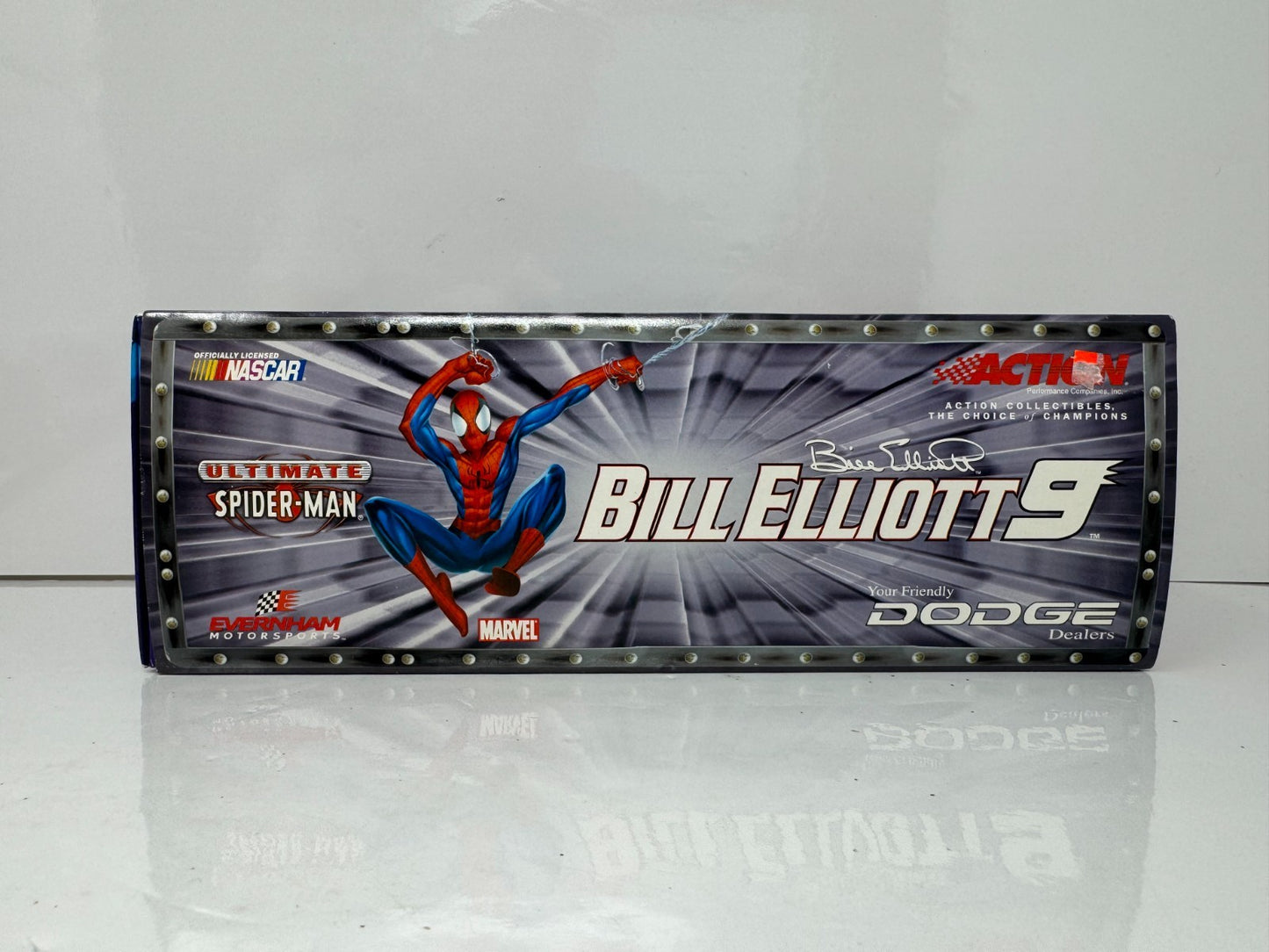 Action NASCAR Bill Elliott #9 Spider-Man 2001 Dodge Intrepid RT 1:24 Diecast