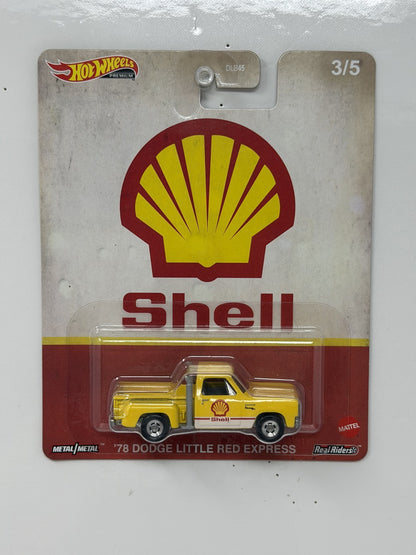 Hot Wheels Premium Shell 1978 Dodge Little Red Express 1:64 Diecast