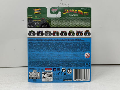 Hot Wheels Monster Trucks Snake Bite Vinny Venom 1:64 Diecast Fan Favorites
