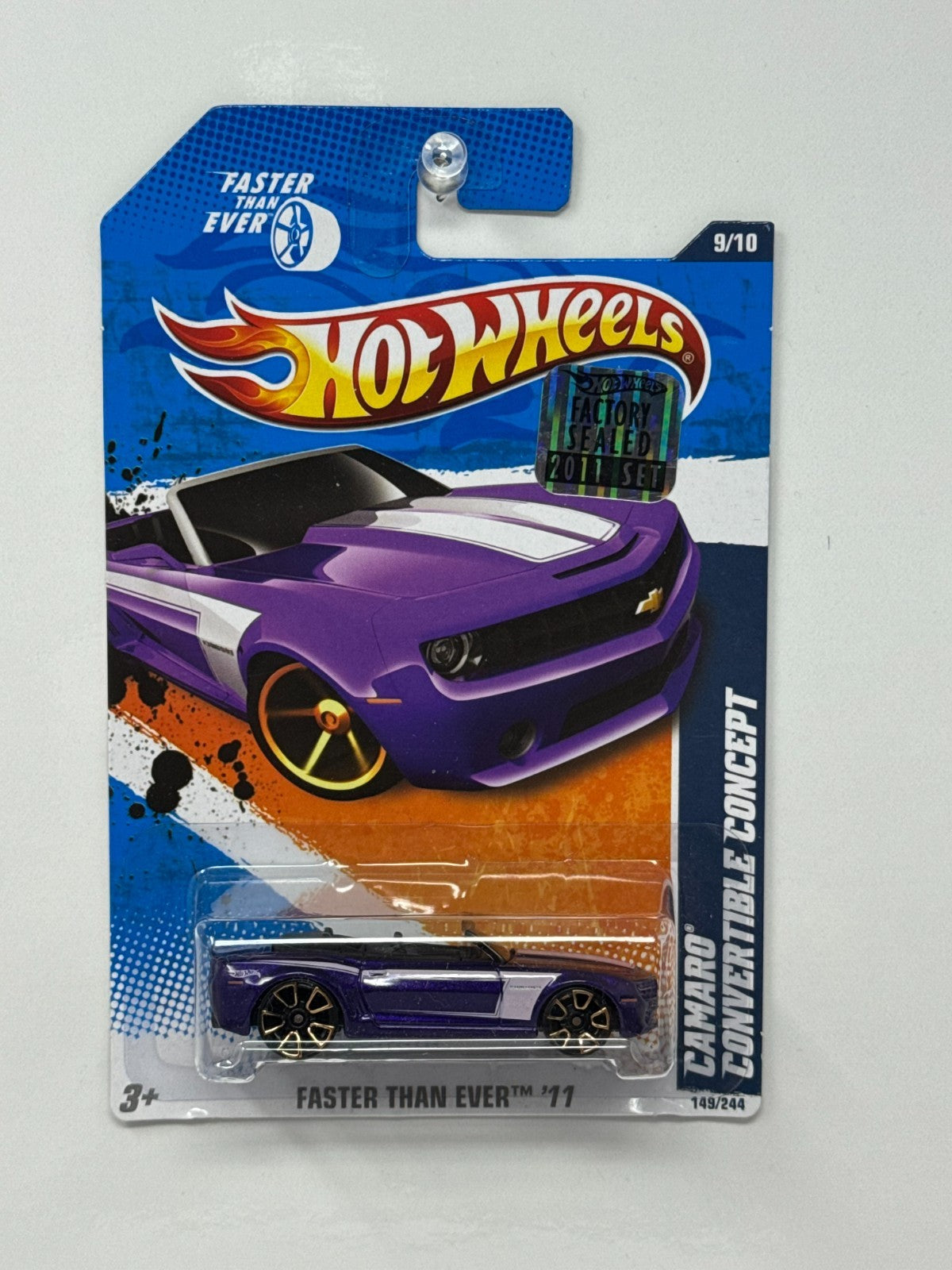 Hot Wheels Faster Than Ever Chevy Camaro Concept 1:64 Diecast Factory Sealed