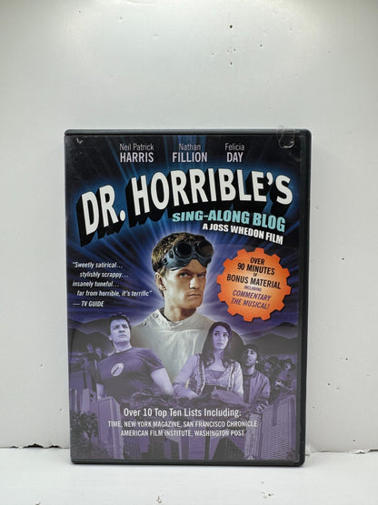 Dr Horribles Sing Along Blog (DVD) Neil Patrick Harris Musical