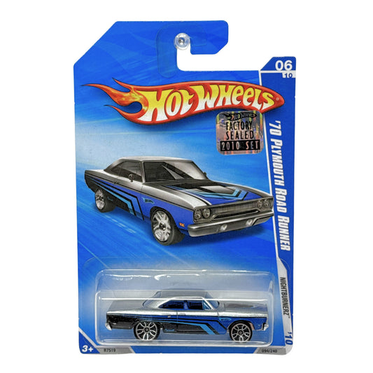 Hot Wheels Nightburnerz 1970 Plymouth Road Runner 1:64 Diecast Factory Sealed