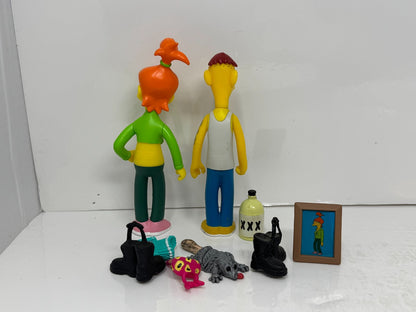 Simpsons World of Springfield Cletus & Brandine Spuckler Figure Set Playmates