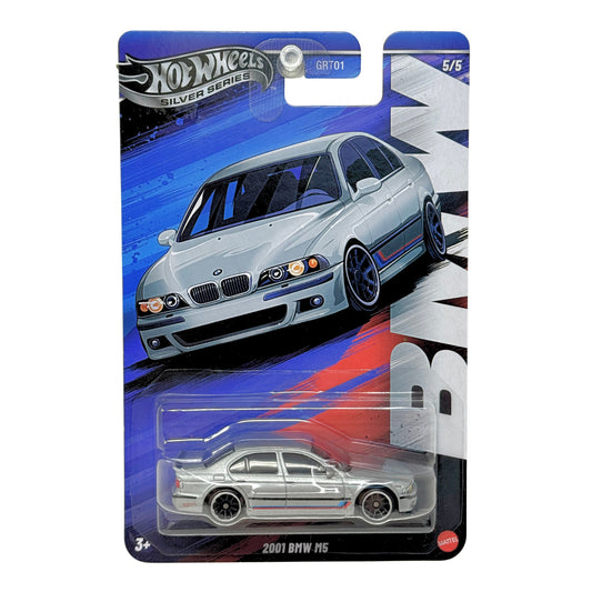 Hot Wheels Silver Series 2001 BMW M5 1:64 Diecast