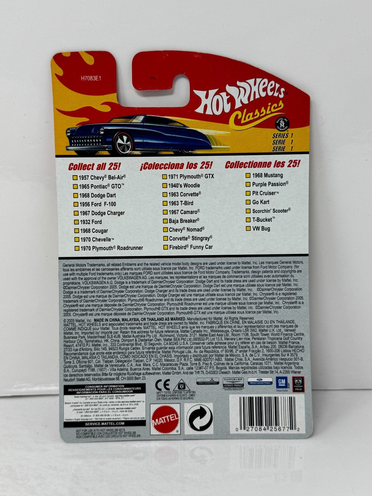 Hot Wheels Classics Firebird Funny Car 1:64 Diecast V2