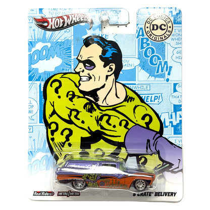 Hot Wheels DC Comics Originals Riddler 8 Crate Delivery 1:64 Diecast Real Riders