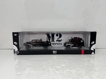 M2 Machines 1973 Chevrolet Cheyenne Super 30 4x4 & G10 Van 1:64 Diecast