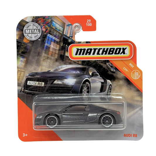 Matchbox MBX City Audi R8 1:64 Diecast Short Card