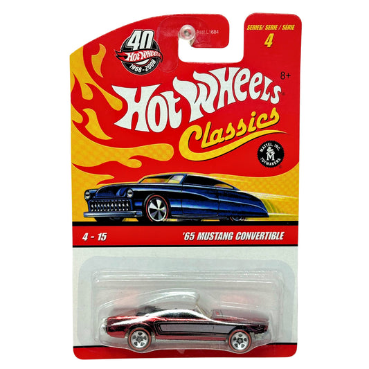 Hot Wheels Classics 1965 Mustang Convertible Series 4 Muscle Car 1:64 Diecast