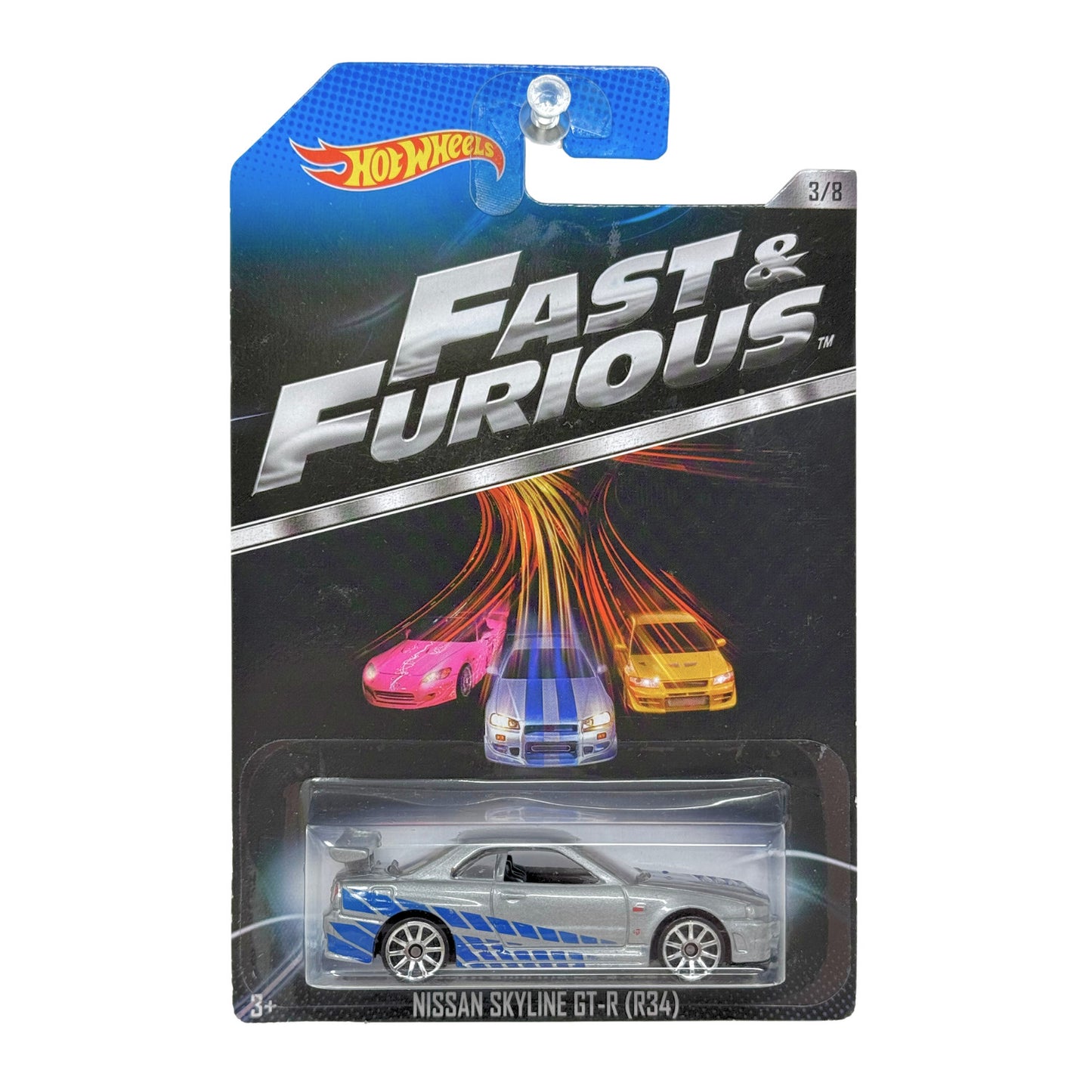 Hot Wheels Fast & Furious Nissan Skyline GT-R R34 1:64 Diecast