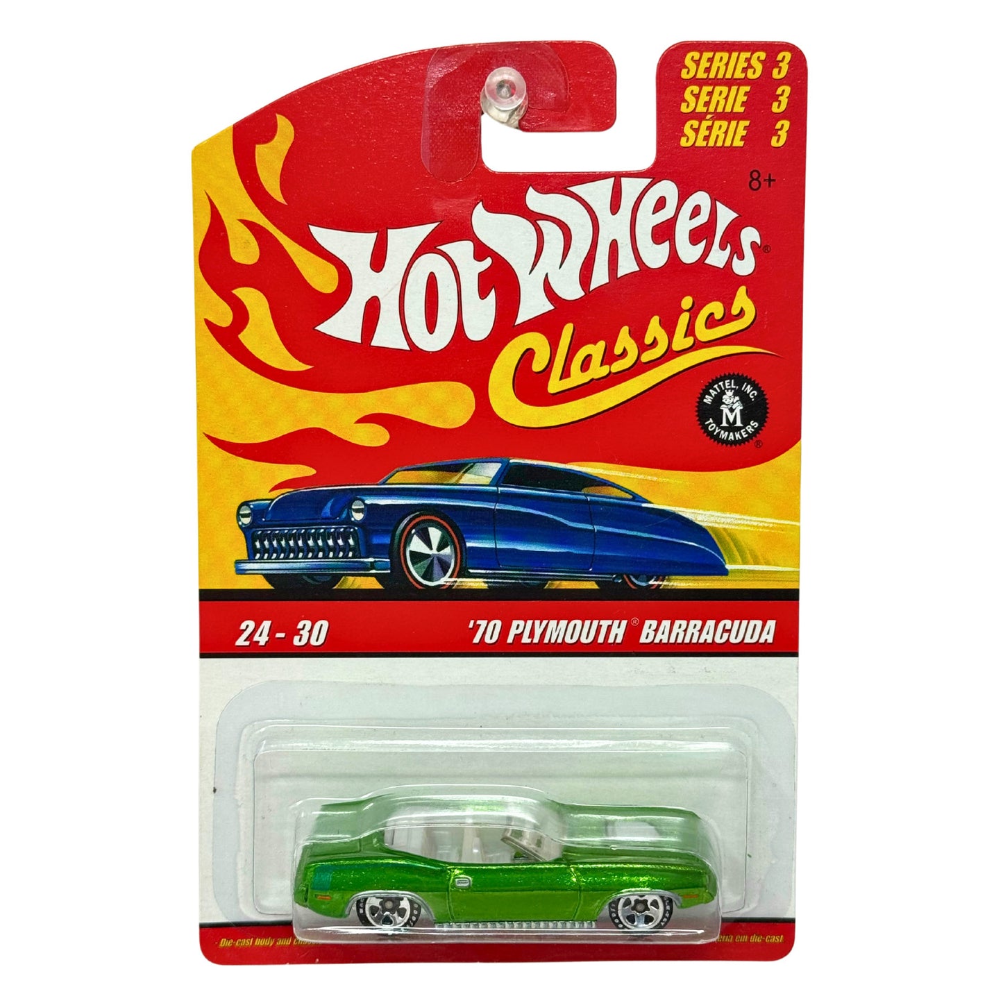Hot Wheels Classics 1970 Plymouth Barracuda Series 3 Muscle Car 1:64 Diecast