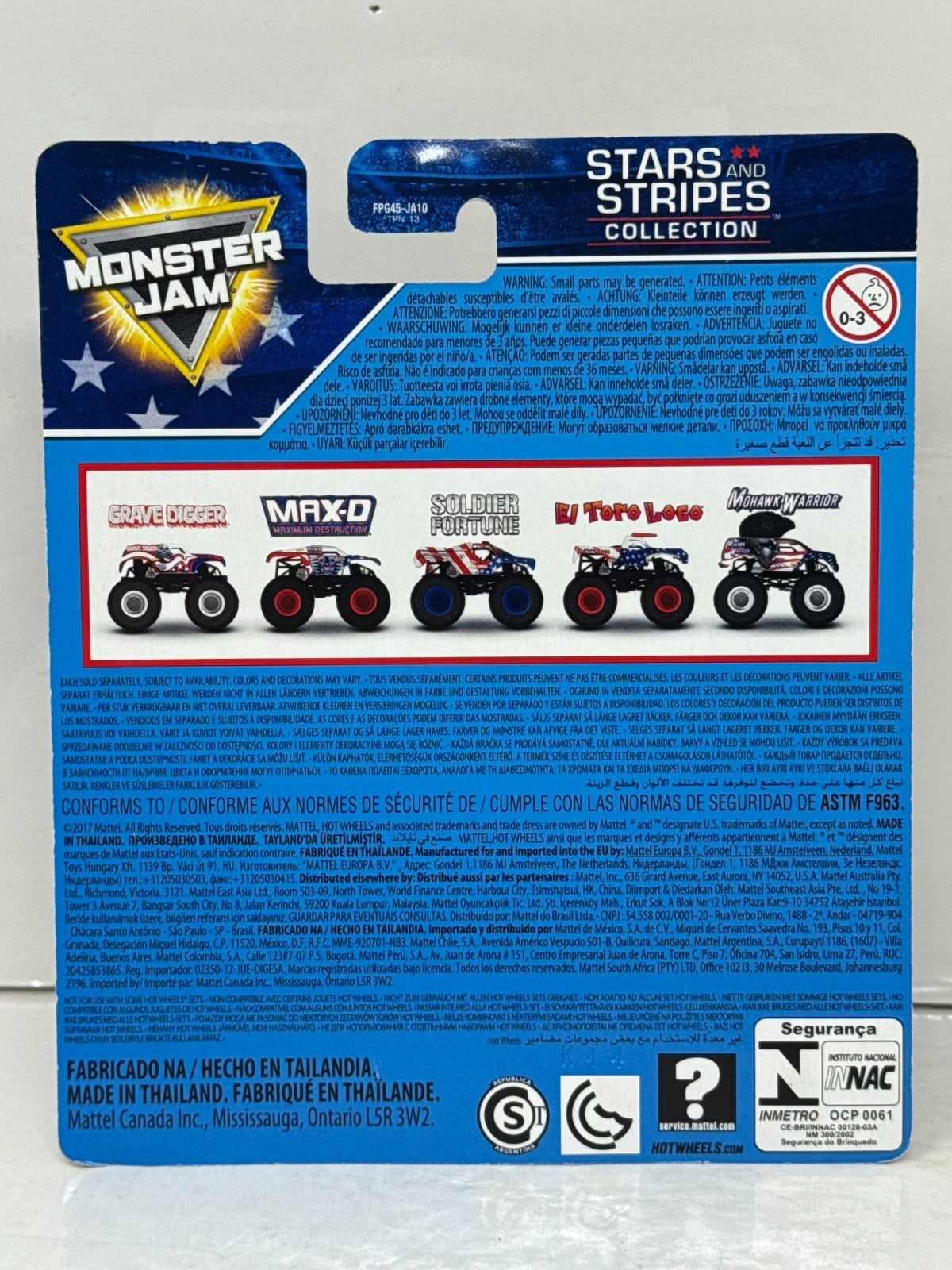 Hot Wheels Monster Jam Stars and Stripes Max-D 1:64 Diecast