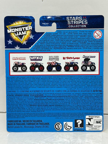 Hot Wheels Monster Jam Stars and Stripes Max-D 1:64 Diecast