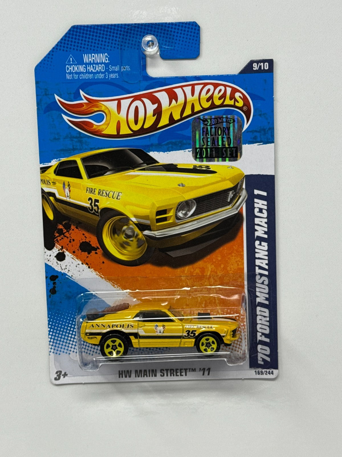 Hot Wheels Main Street 1970 Ford Mustang Mach 1 1:64 Diecast Factory Sealed