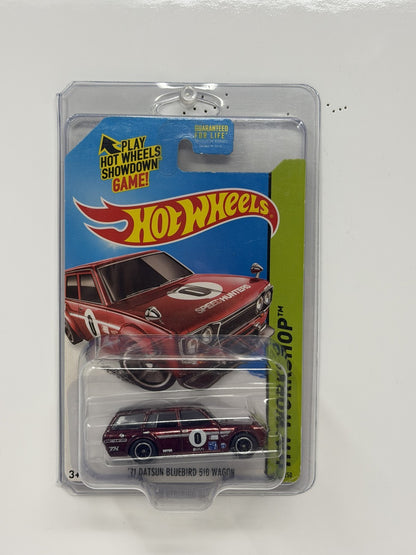 Hot Wheels Super Treasure Hunt 1971 Datsun 510 Wagon Workshop 1:64 Diecast STH