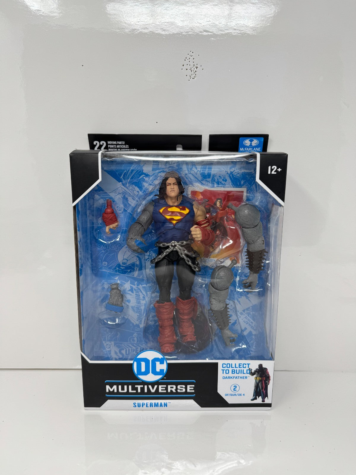 McFarlane DC Multiverse Death Metal Superman Figure w/ Darkfather BAF