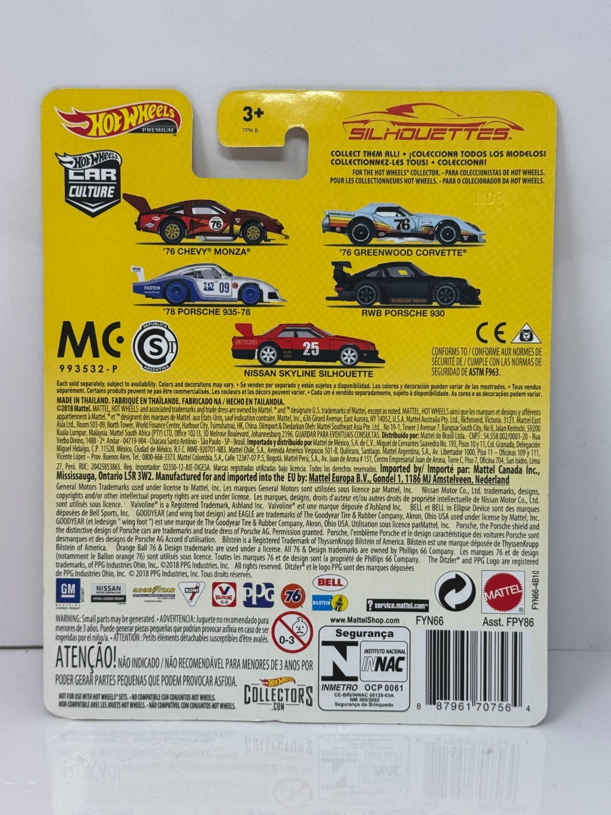 Hot Wheels Premium Silhouettes Nissan Skyline Silhouette 1:64 Diecast