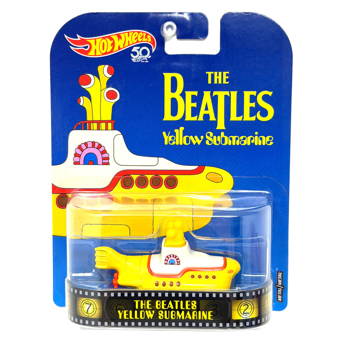 Hot Wheels Retro Entertainment The Beatles Yellow Submarine 1:64 Diecast
