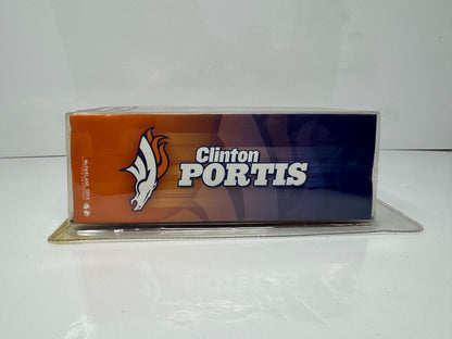 McFarlane NFL Clinton Portis Denver Broncos Figure Autographed Frozen Pond COA