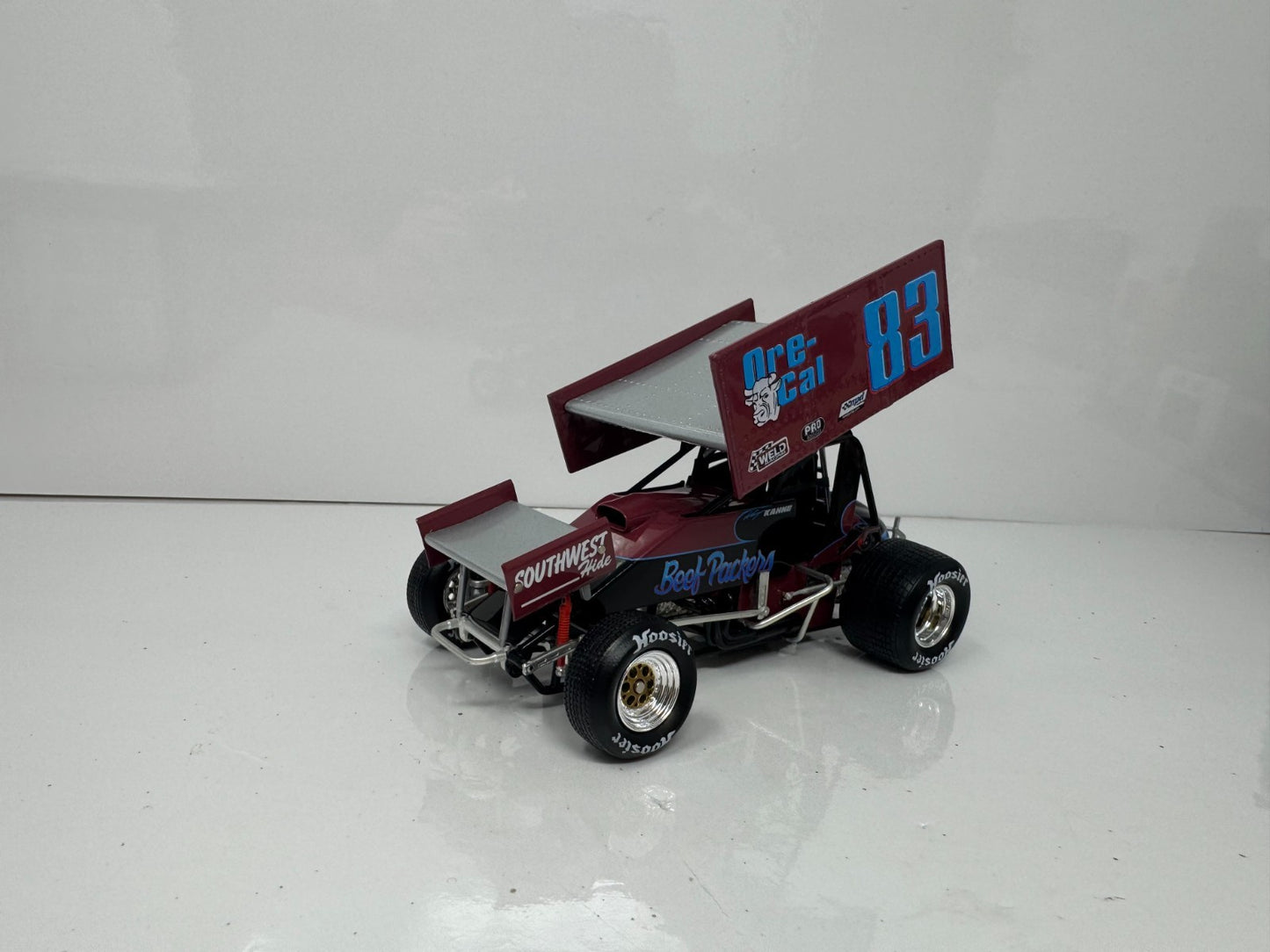 Action NASCAR Kasey Kahne #83 Beef Packers 2003 Sprint Car Xtreme 1:24 Diecast