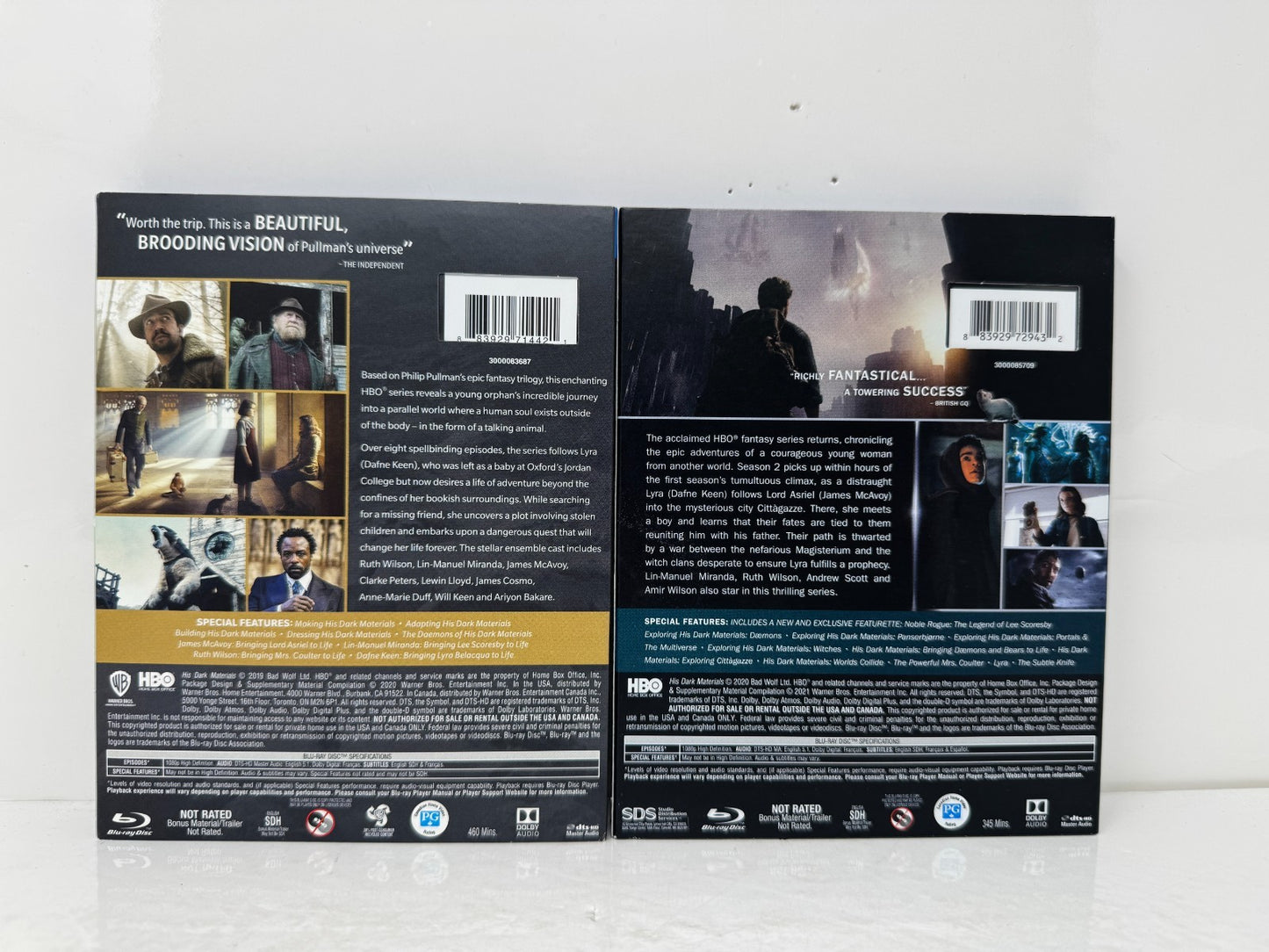 His Dark Materials Season 1 & 2 (Blu-ray) Dafne Keen Fantasy