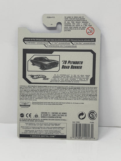 Hot Wheels Muscle Mania 1970 Plymouth Road Runner 1:64 Diecast Blue