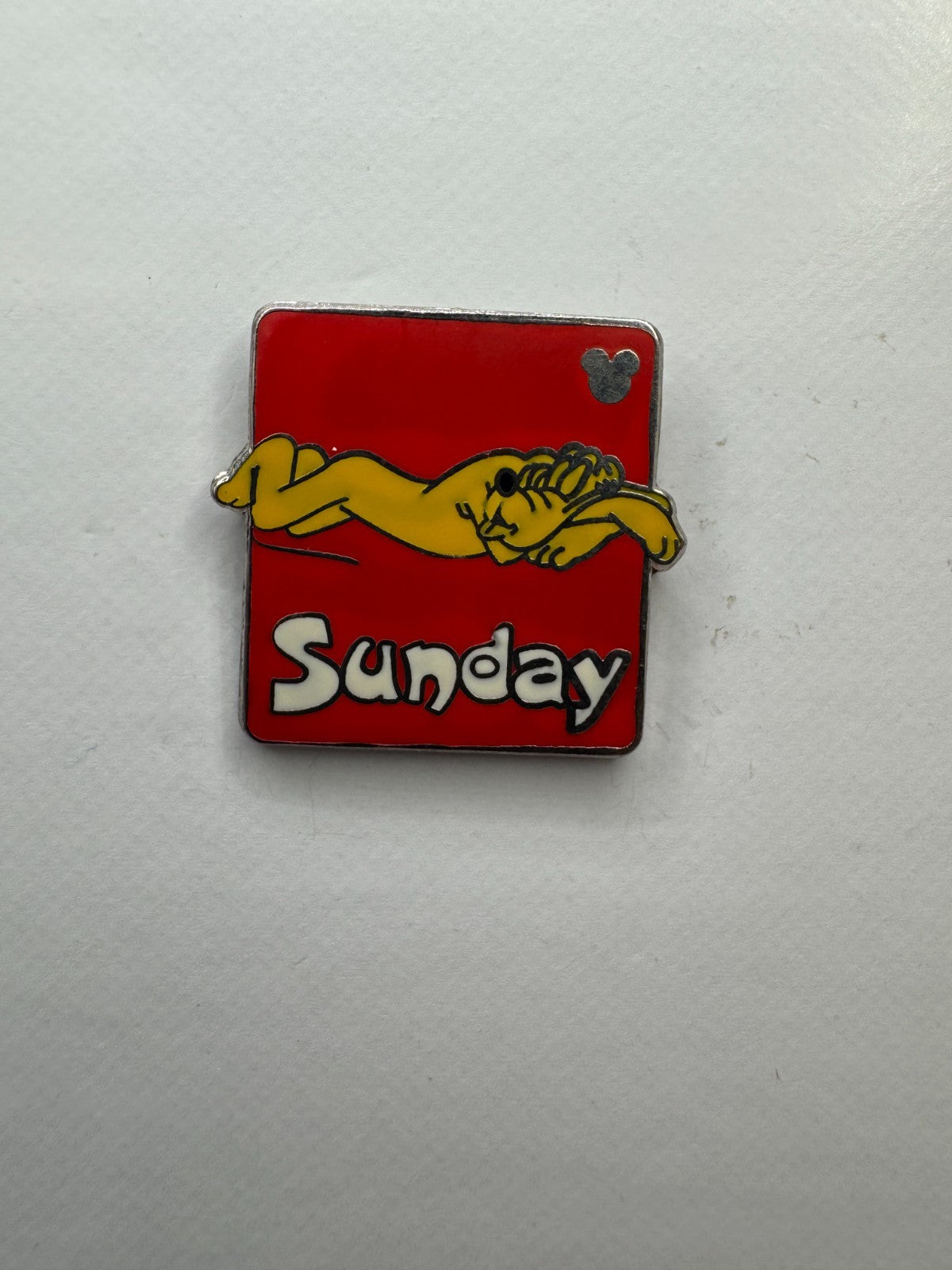 WDW Disney Sunday Pluto Days of the Week Hidden Mickey Trading Pin DC1S10