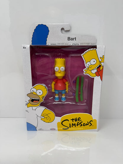 Jakks Pacific The Simpsons Bart with Skateboard Action Figure