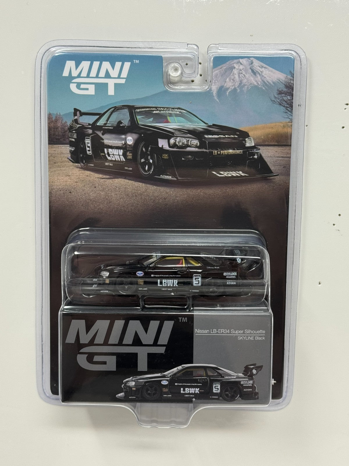Mini GT Nissan LB-ER34 Super Silhouette Skyline 1:64 Diecast