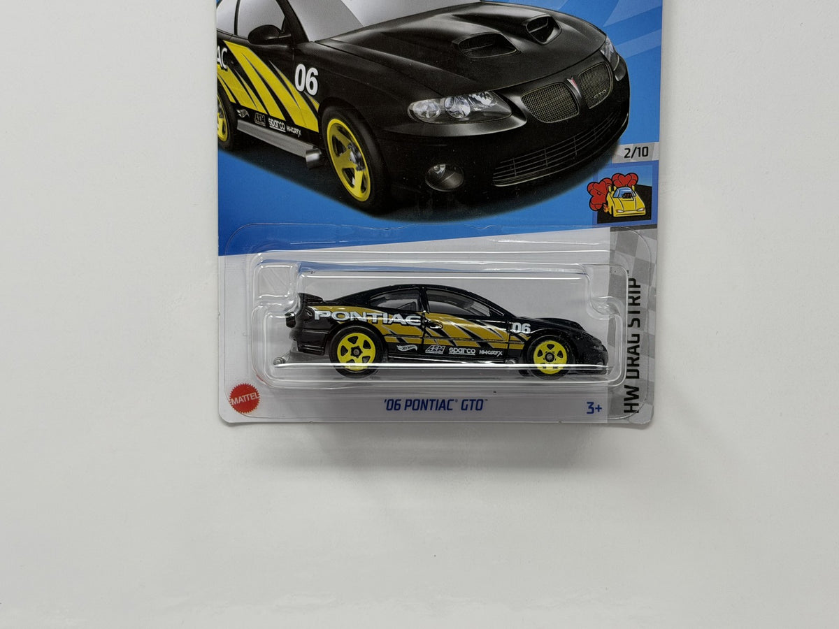 Hot Wheels HW Drag Strip 2006 Pontiac GTO 1:64 Diecast Black