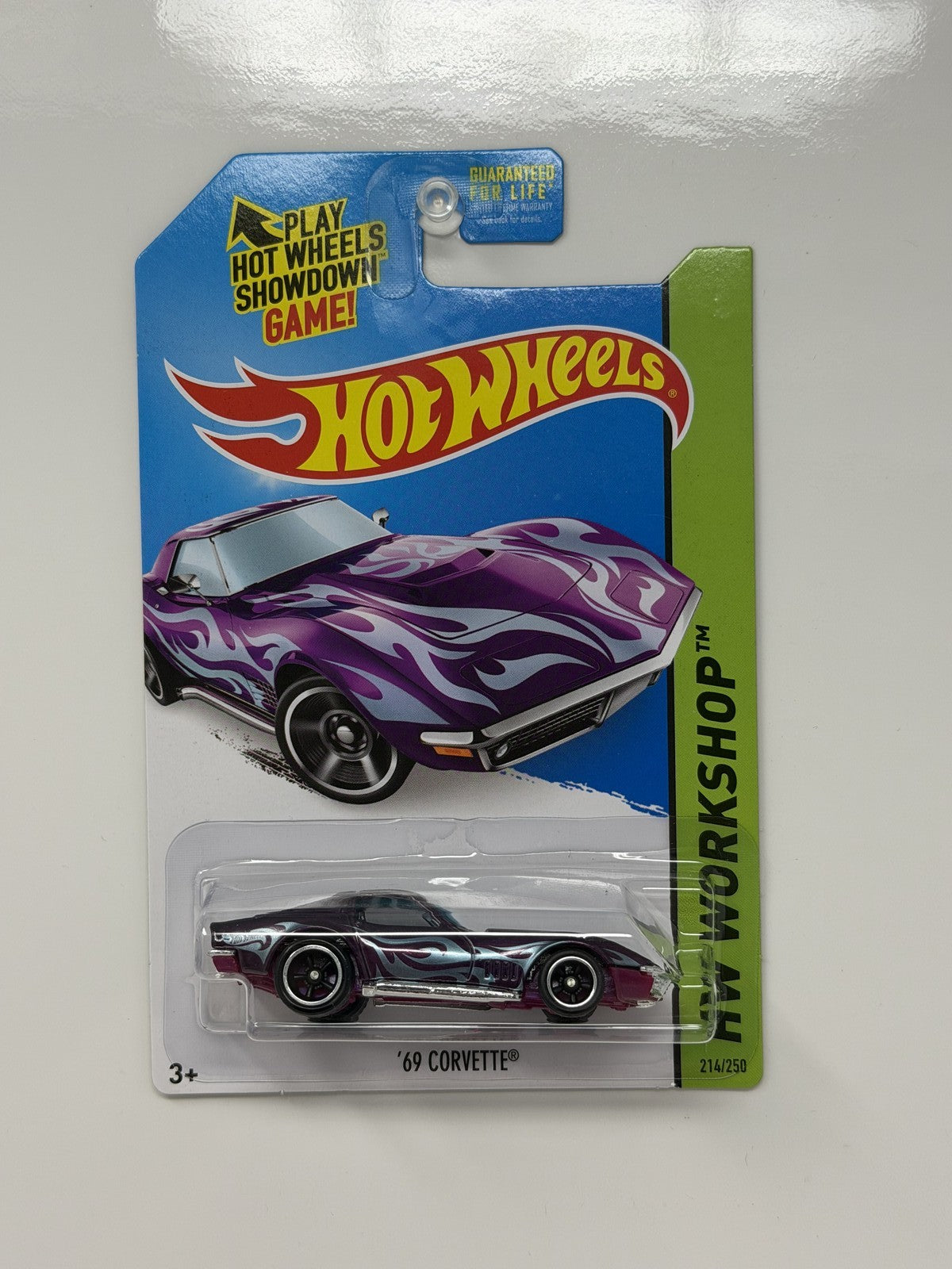 Hot Wheels Super Treasure Hunt 1969 Corvette Heat Fleet 1:64 Diecast STH