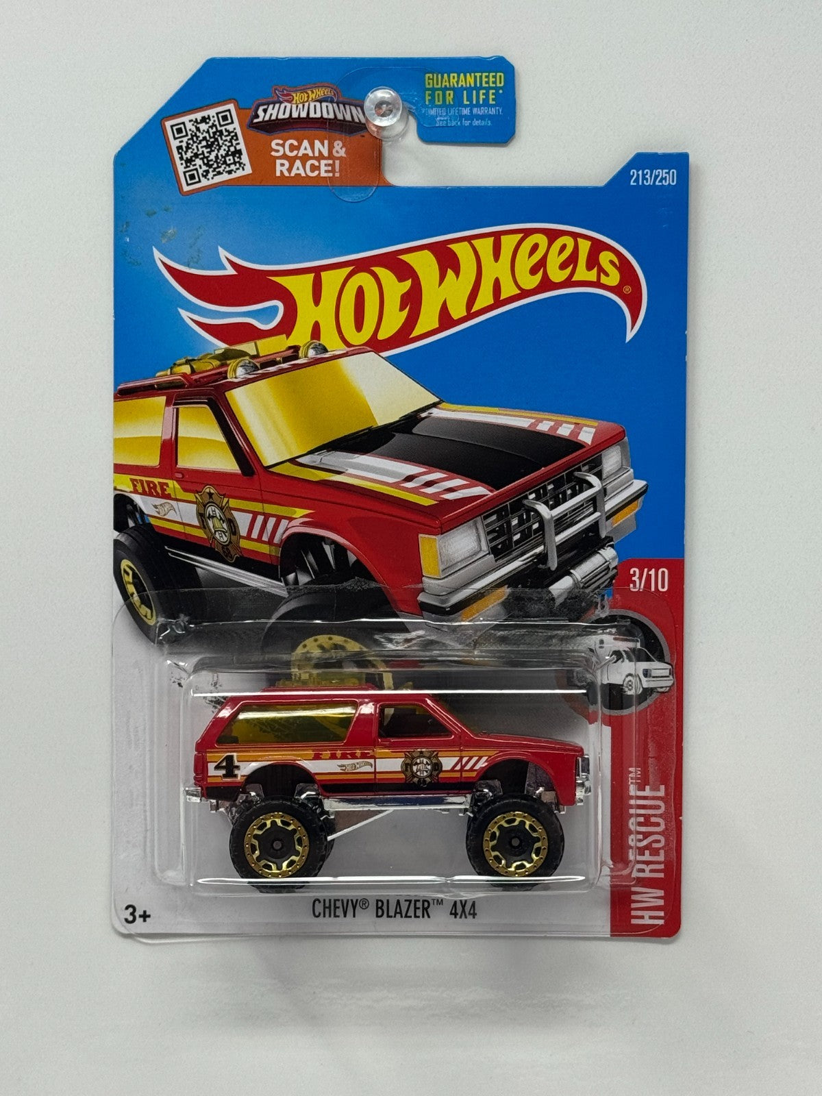 Hot Wheels Rescue 1985 Chevy Blazer 4x4 1:64 Diecast